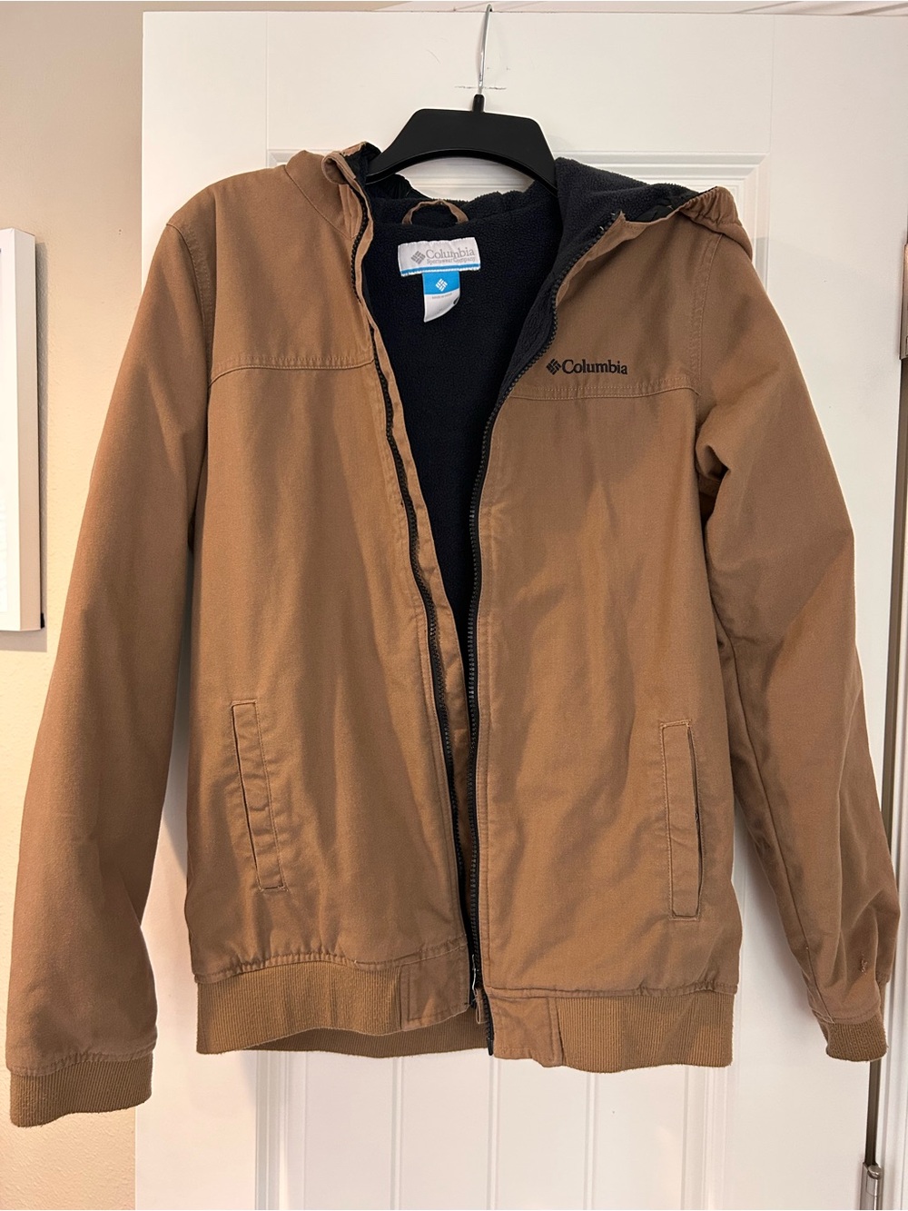 Columbia Kid’s Tan Hooded Jacket - XL 18/20
